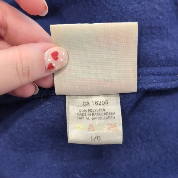 Vintage Toronto Blue  Jays 90s 1/4 Zip Fleece Sweatshirt Navy L Unisex Men MLB - Picture 6 of 8